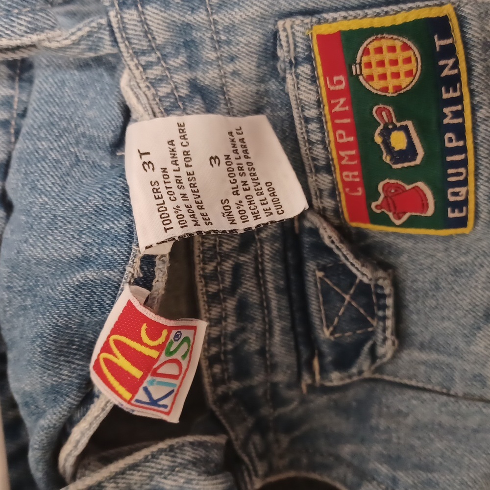 Kids Blue Denim Overalls - Picture 7 of 7
